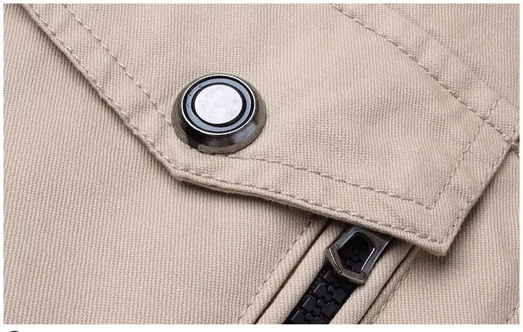 Sammy Jackson™ Slim Fit Windbreaker | Military Style for Every Day