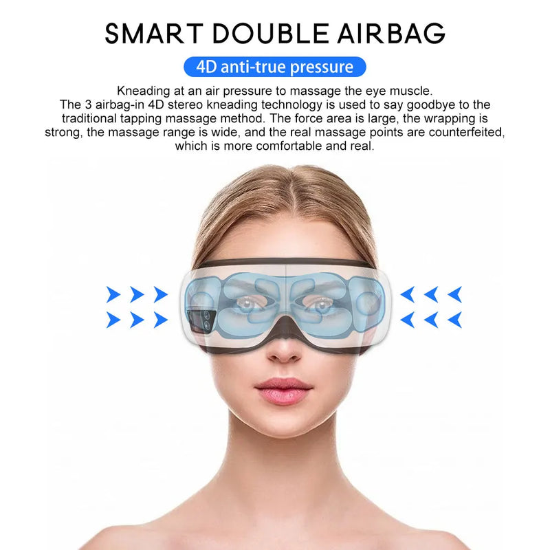 Sammy Jackson™ 6D EyeMassager | Slimme Airbag Trillingen Oogzorg