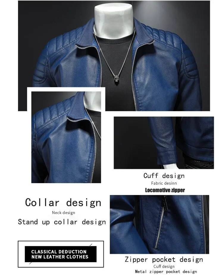 Sammy Jackson™ Biker Jas| Leren bomberjas
