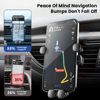 Sammy Jackson™ Car Holder | Op ventilatie gemonteerde mobiele telefoonstandaard