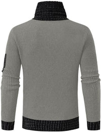 Sammy Jackson™ Casual Sweater | Vintage Wool Sweater with High Collar