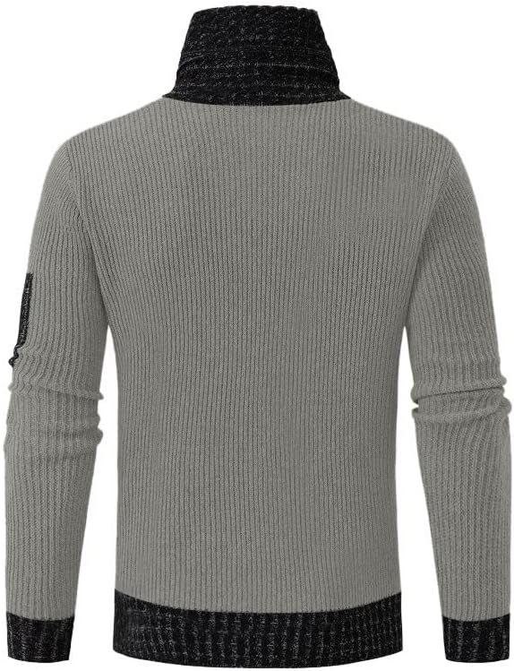 Sammy Jackson™ Casual Sweater | Vintage Wool Sweater with High Collar