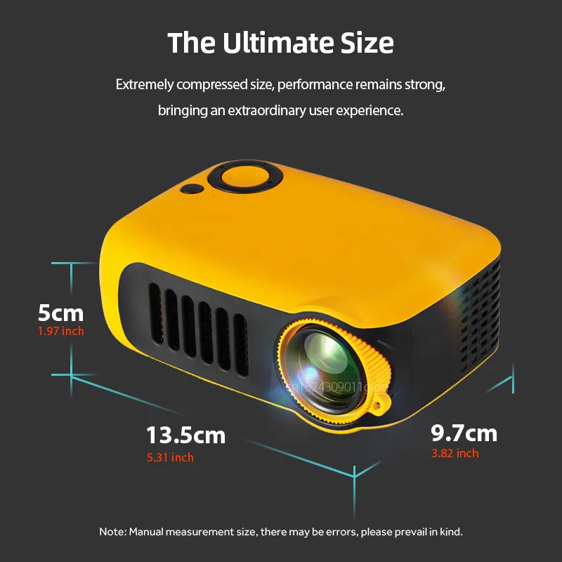 Sammy Jackson™ Mini Projector | Geniet overal van een bioscoop ervaring!
