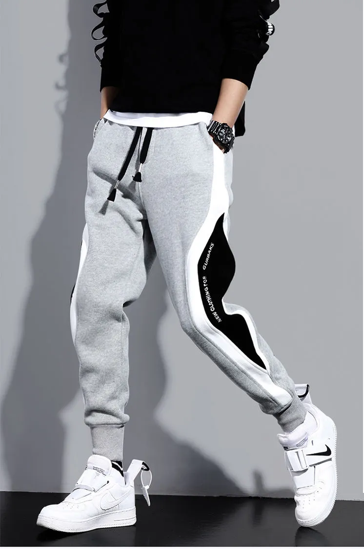 Sammy Jackson™ Casual Jogging Pants | Sport Elastic Patchwork