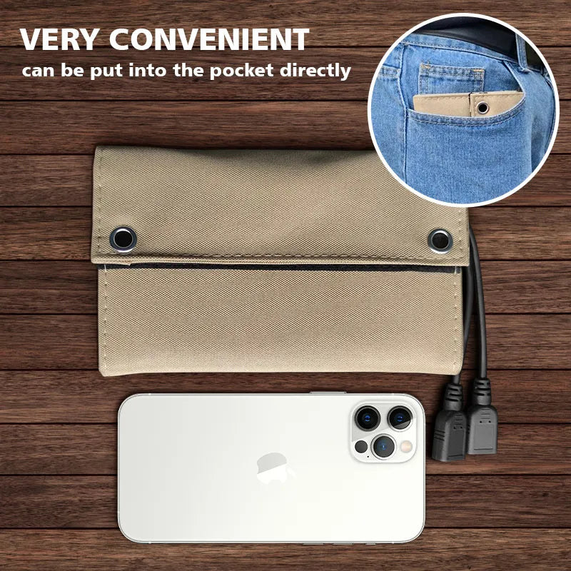 Sammy Jackson™ Solar Fold | Opvouwbare zonnepaneel powerbank