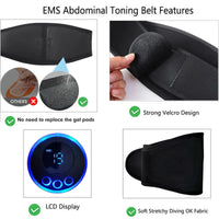 Sammy Jackson™ Abs Belt | EMS buikspiertrainer