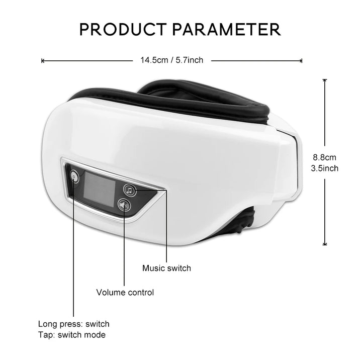Sammy Jackson™ 6D EyeMassager | Slimme Airbag Trillingen Oogzorg
