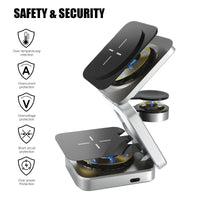 Sammy Jackson™ 3-in-1 Charging Station | Magnetic and Foldable Charger