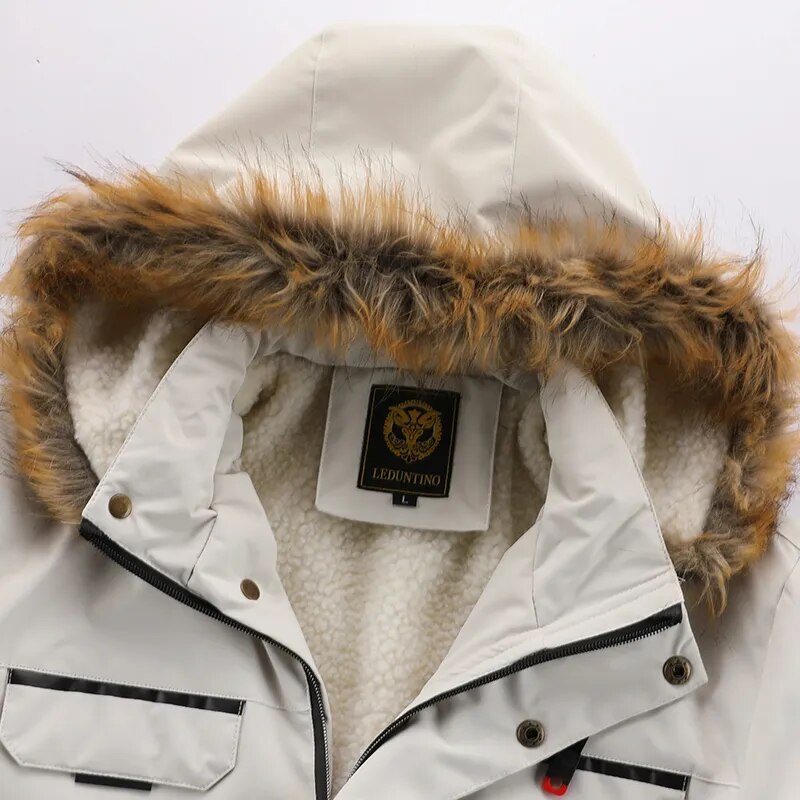 Sammy Jackson™ Winterparka met Fleecevoering | Winddicht jack met capuchon