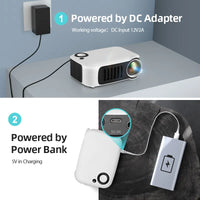 Sammy Jackson™ Mini Projector | Geniet overal van een bioscoop ervaring!