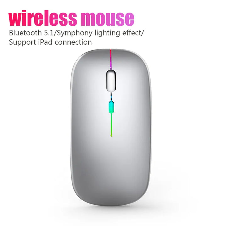 Sammy Jackson™ Wireless LED Mouse | Rechargeable Bluetooth Mouse