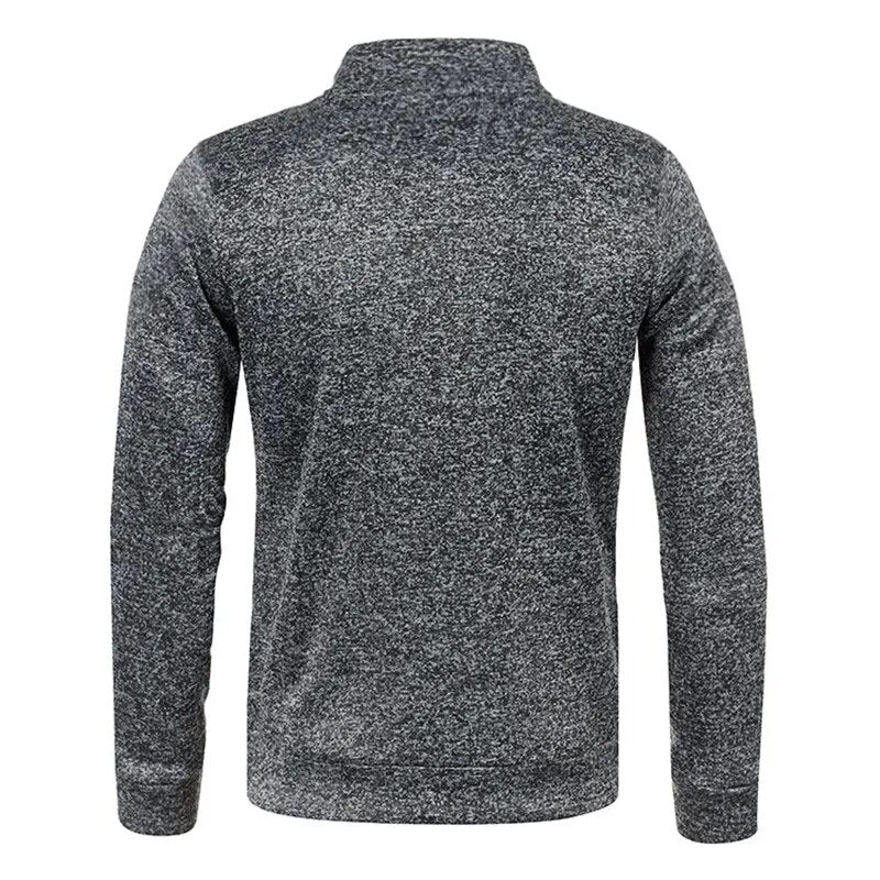 Sweter Sammy Jackson™ z zamkiem | Grubszy sweter z półzamkiem