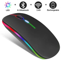 Sammy Jackson™ Wireless LED Mouse | Rechargeable Bluetooth Mouse