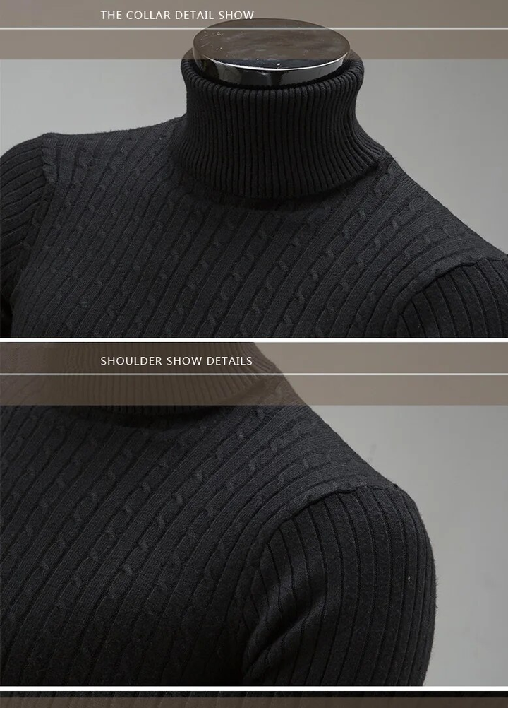 Sammy Jackson™ Slim Coltrui | Stijlvolle gebreide trui