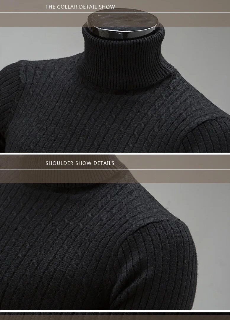 Sammy Jackson™ Slim Coltrui | Stijlvolle gebreide trui