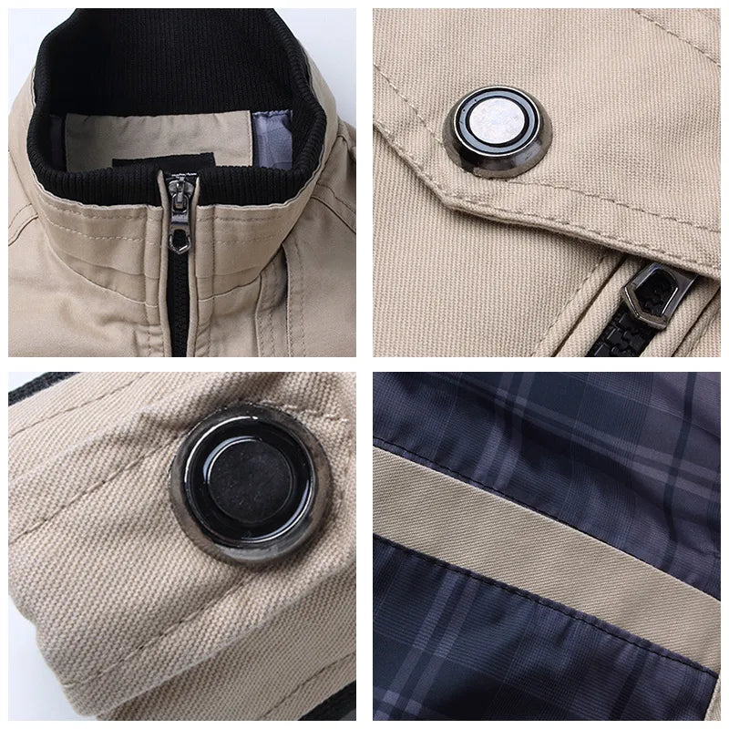 Sammy Jackson™ Slim Fit Windbreaker | Military Style for Every Day