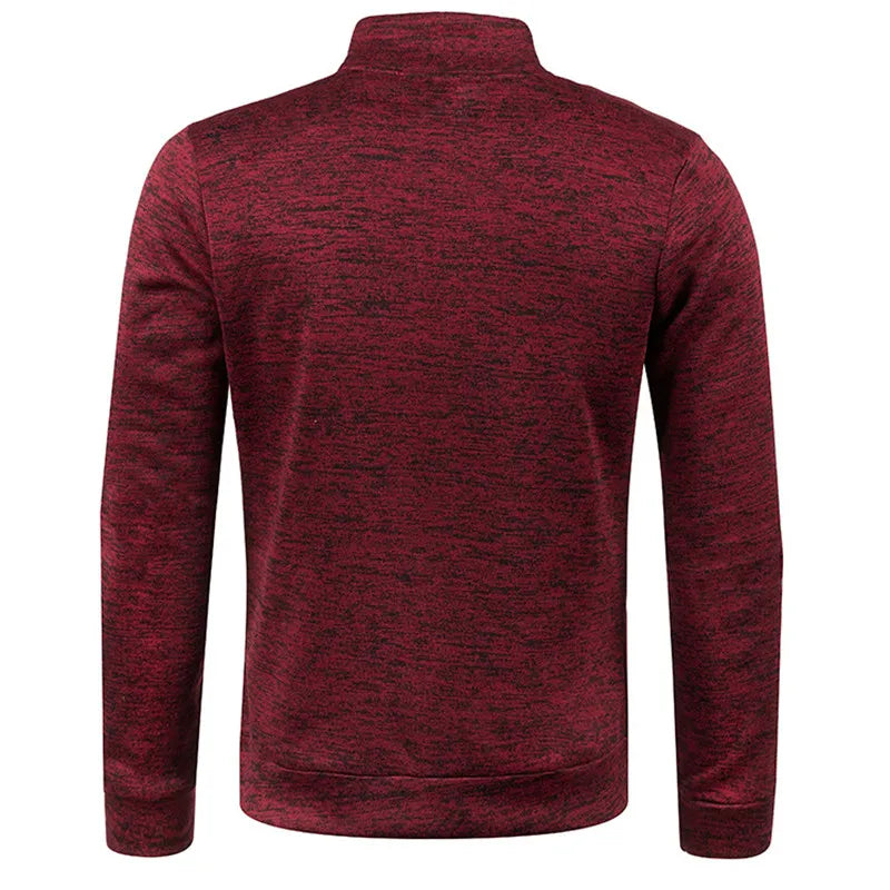 Sweter Sammy Jackson™ z zamkiem | Grubszy sweter z półzamkiem