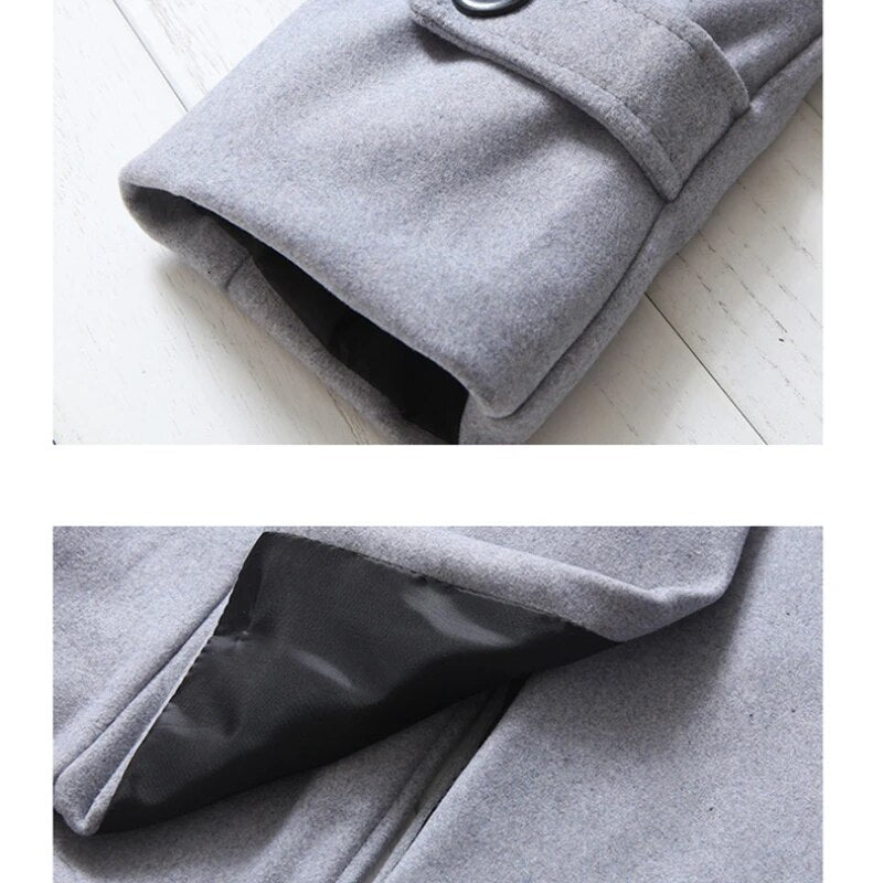 Sammy Jackson™ Britse Trenchcoat| Winddichte jas met dubbele rij knopen