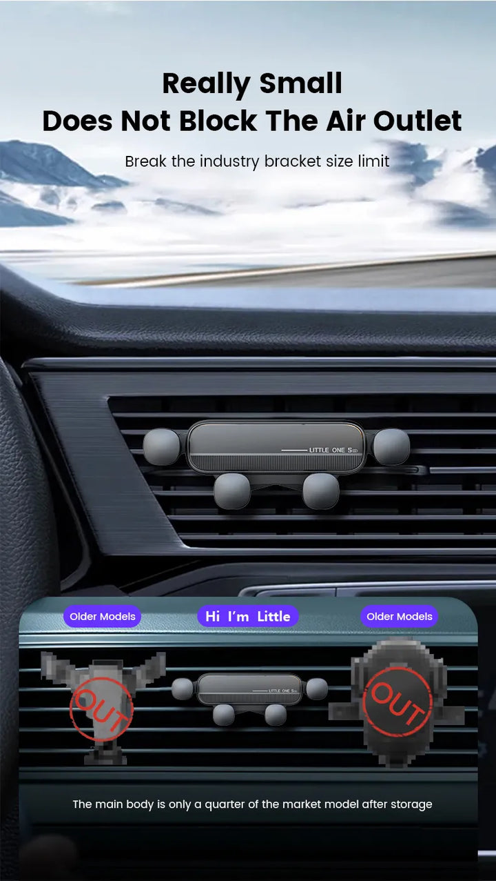 Sammy Jackson™ Car Holder | Op ventilatie gemonteerde mobiele telefoonstandaard