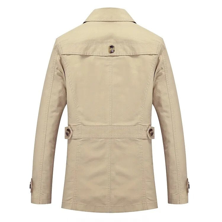 Sammy Jackson™ Płaszcz Trench | Stylowy długi płaszcz