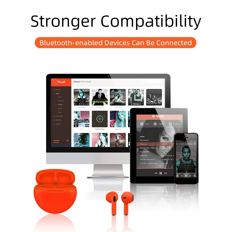 Sammy Jackson™ Air PRO6 In-Ears | Wireless Bluetooth Earphones