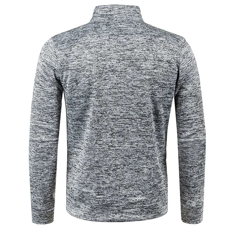 Sweter Sammy Jackson™ z zamkiem | Grubszy sweter z półzamkiem