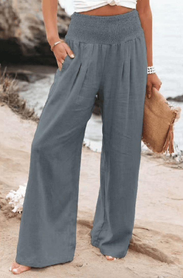Trendy Palazzo Pants with Boho Flair – Yasmin