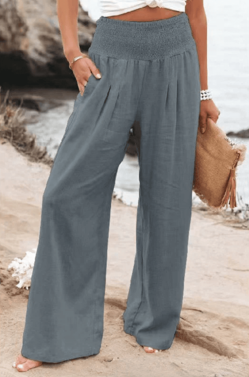 Trendy Palazzo Pants with Boho Flair – Yasmin