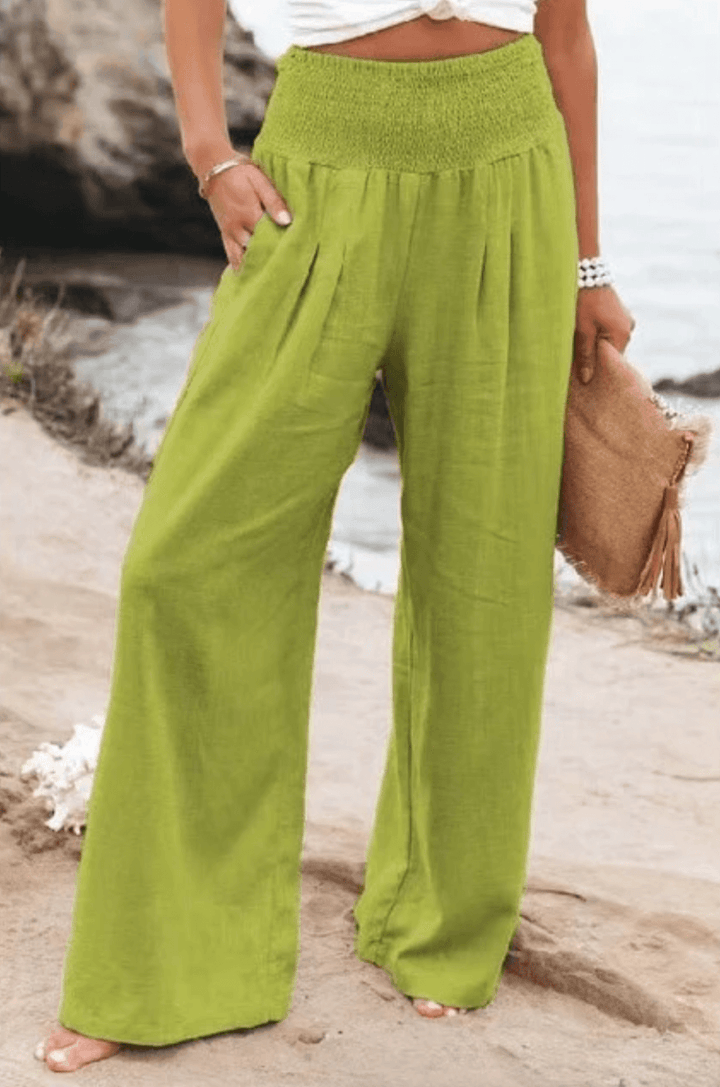 Trendy Palazzo Pants with Boho Flair – Yasmin