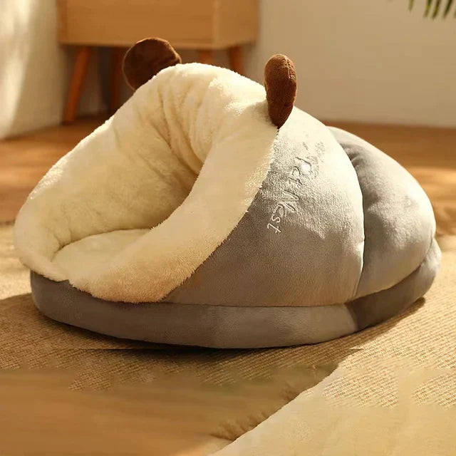 Soft Cuddle Bed for Cats and Dogs - SnugglePaw