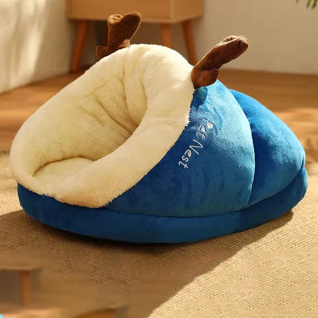 Soft Cuddle Bed for Cats and Dogs - SnugglePaw