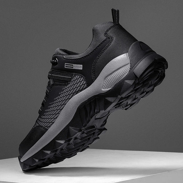 Outdoor Comfort Heren Wandelschoenen met Brede Neus - Victor