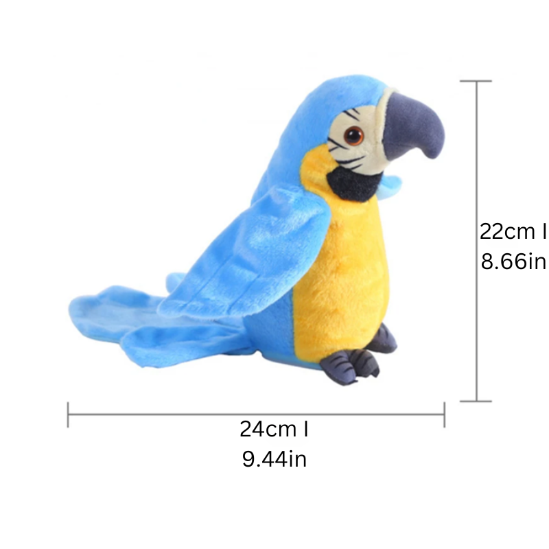 De Praatgrage Papegaai Knuffel - Squawkie