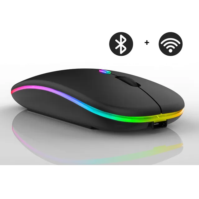 Sammy Jackson™ Wireless LED Mouse | Rechargeable Bluetooth Mouse