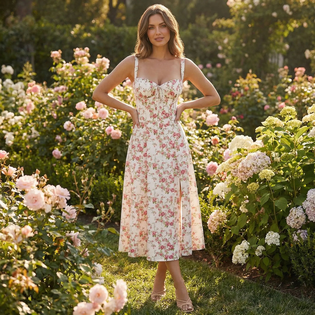 Maxi Kleid Mit Bustier - Marah