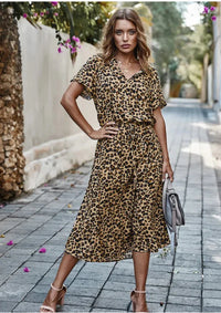 Vintage Summer Dress with Mid-Length Sleeves – Maevy