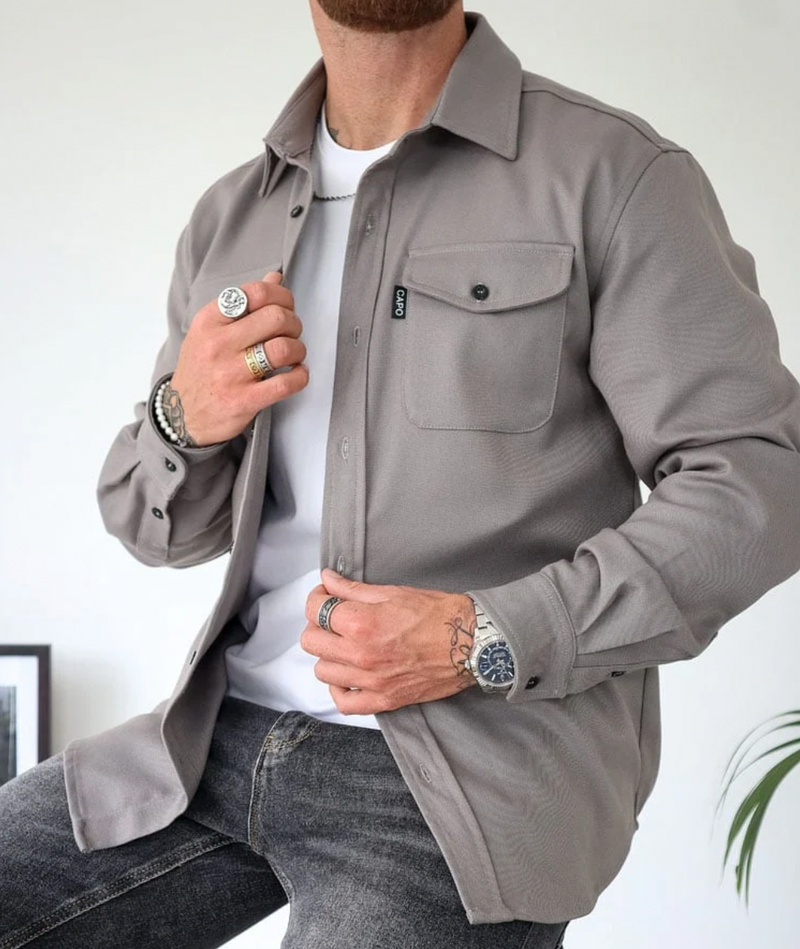 Rocco Casual Heren Overhemd – Comfortabel, Stijlvol & Perfect Voor Lente Laagjes