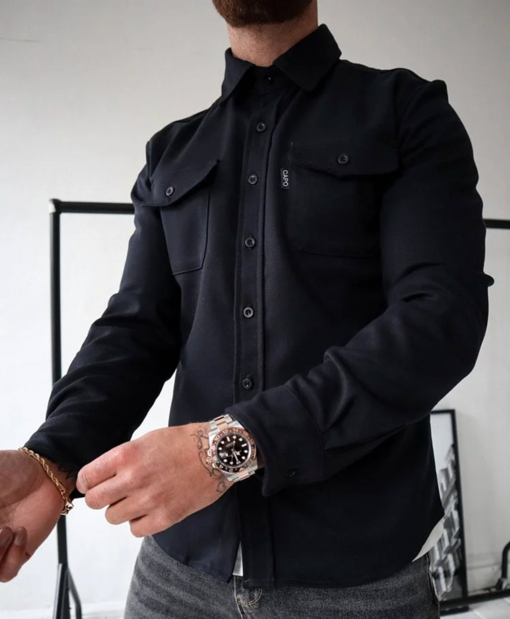 Rocco Casual Heren Overhemd – Comfortabel, Stijlvol & Perfect Voor Lente Laagjes
