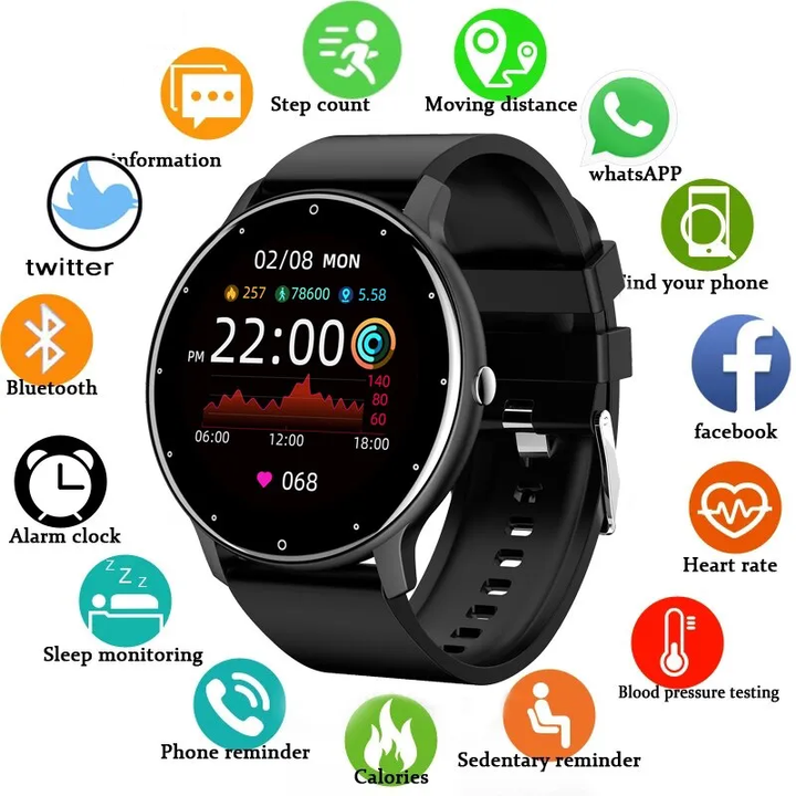 Sammy Jackson™ Sportieve Smartwatch | Track je prestaties overal en altijd!