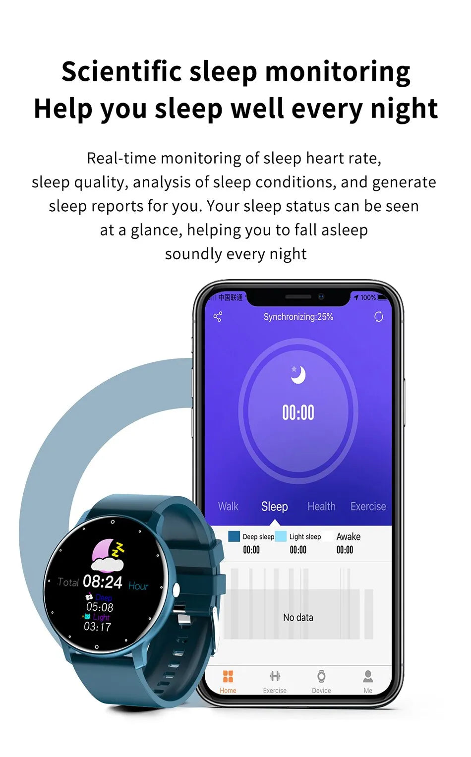 Sammy Jackson™ Sportieve Smartwatch | Track je prestaties overal en altijd!