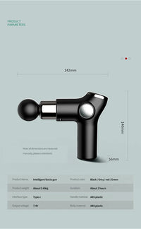 Sammy Jackson™ Massage Gun | Draagbaar pistoolvibratie-massageapparaat