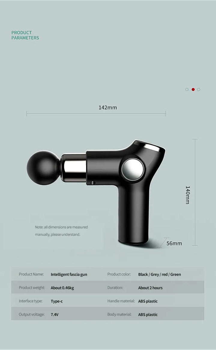 Sammy Jackson™ Massage Gun | Draagbaar pistoolvibratie-massageapparaat