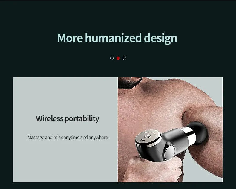 Sammy Jackson™ Massage Gun | Draagbaar pistoolvibratie-massageapparaat