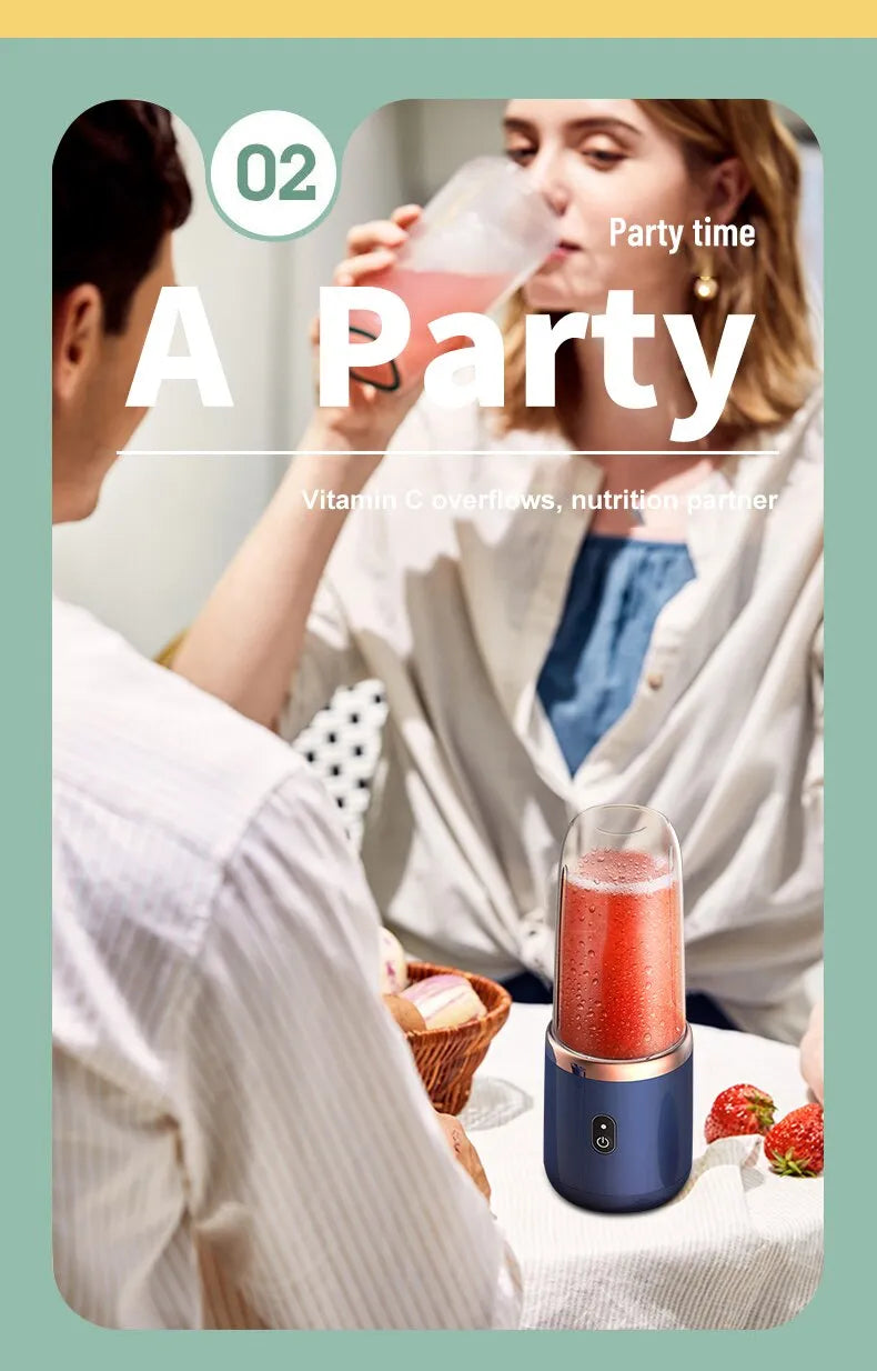 Sammy Jackson™ Portable Blender | Electric Juice Extractor