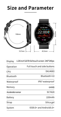 Sammy Jackson™ Sportieve Smartwatch | Track je prestaties overal en altijd!
