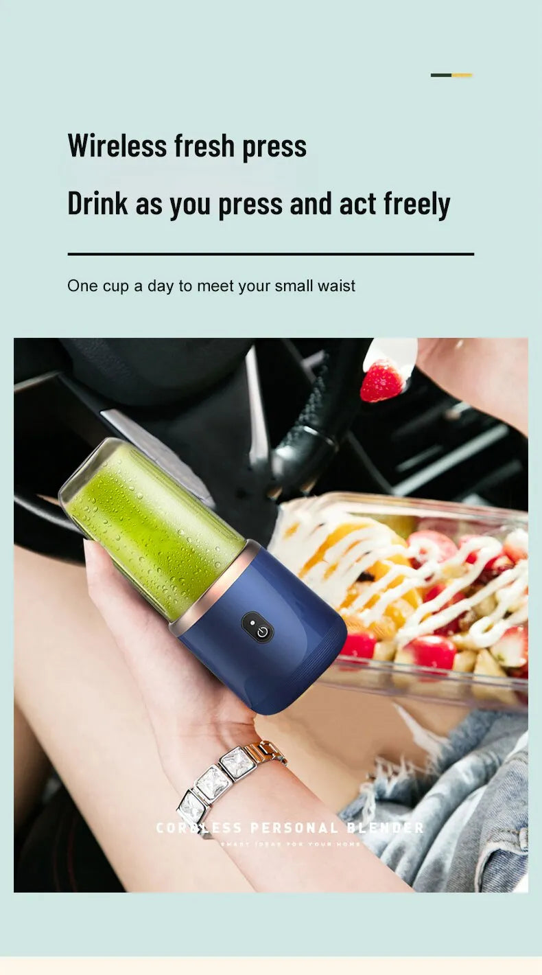 Sammy Jackson™ Portable Blender | Electric Juice Extractor
