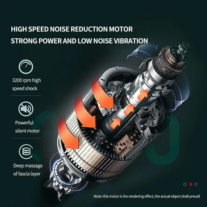 Sammy Jackson™ Massage Gun | Draagbaar pistoolvibratie-massageapparaat