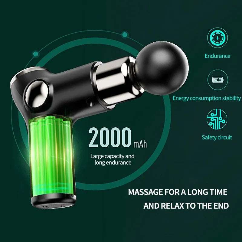 Sammy Jackson™ Massage Gun | Draagbaar pistoolvibratie-massageapparaat