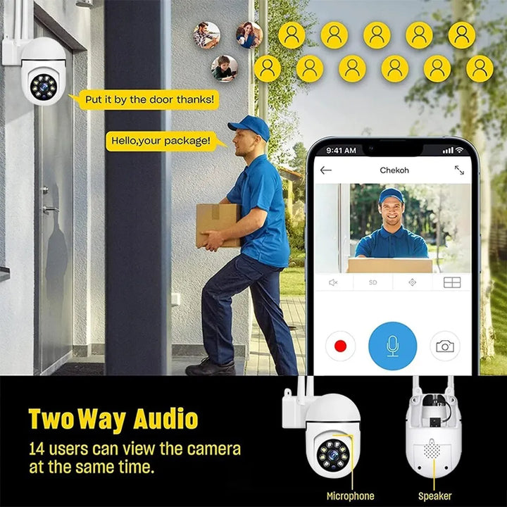 Sammy Jackson™ Kamera WiFi | Monitoruj wszystko ze swojego smartfona