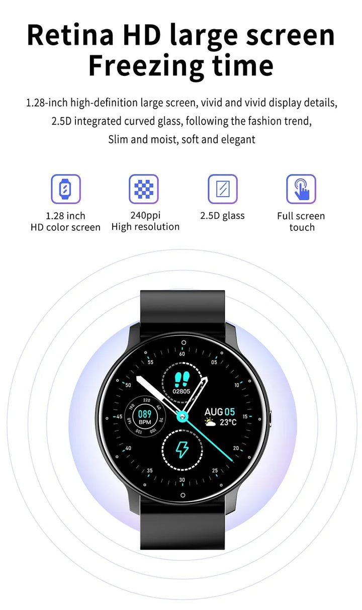 Sammy Jackson™ Sportieve Smartwatch | Track je prestaties overal en altijd!